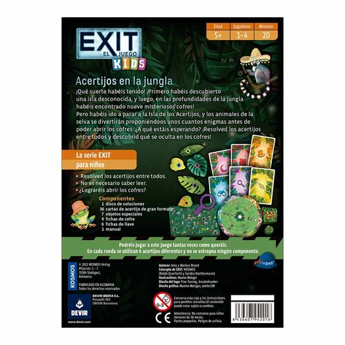 EXIT KIDS: ACERTIJOS EN LA JUNGLA